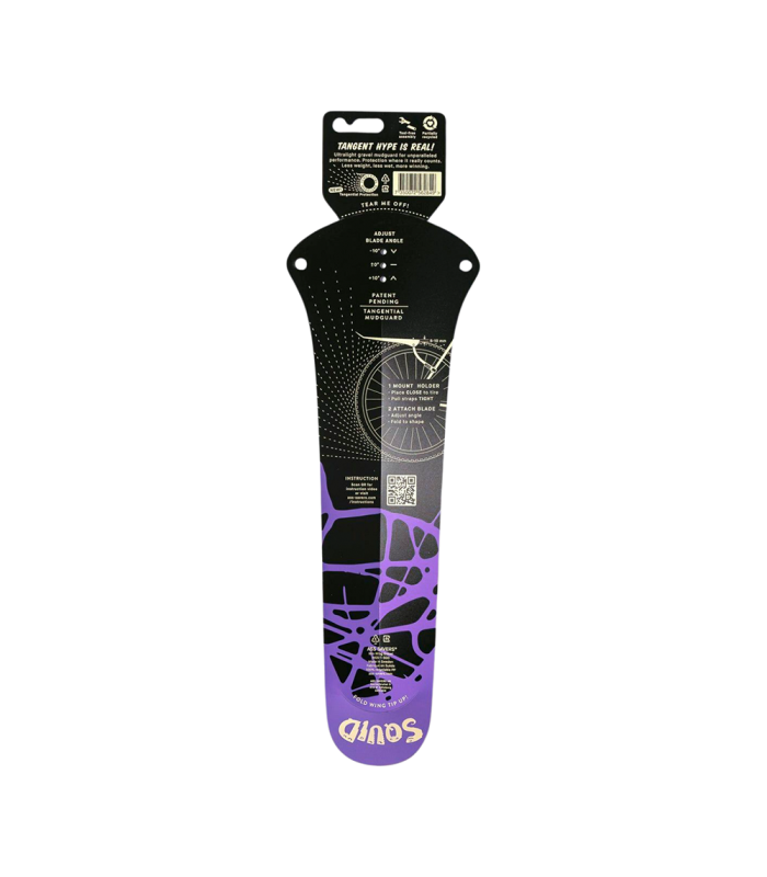 ASS SAVERS WIN WING 2 GRAVEL REAR MUDGUARD (SQUID)