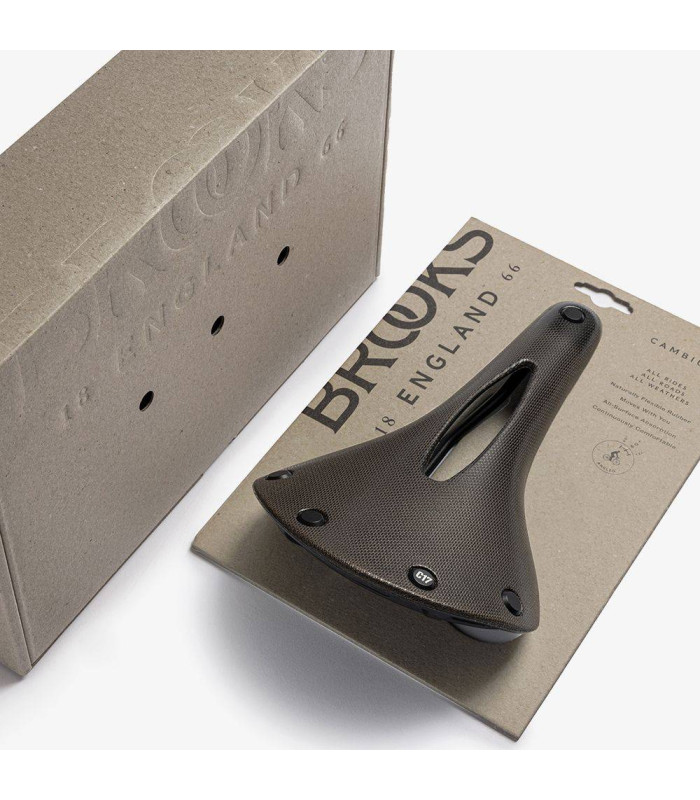 BROOKS CAMBIUM C17 CARVED SADDLE (BLACK)