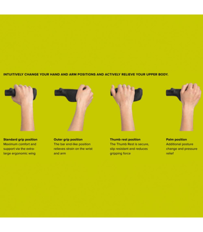 PUÑOS ERGON GT1 (NEGRO)