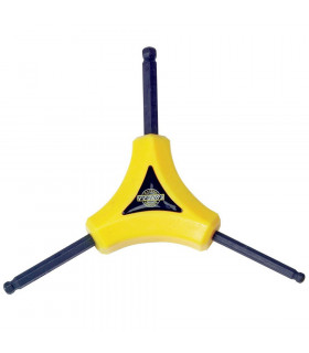 LLAVE ALLÉN DE TRES PUNTAS CON BOLA PEDRO'S (4, 5 y 6 MM)