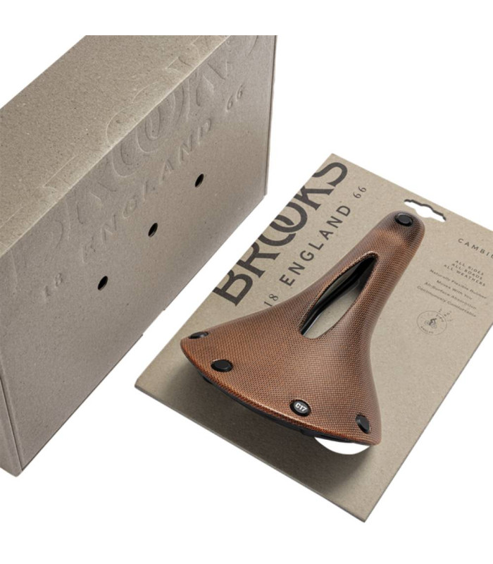 BROOKS CAMBIUM C17 CARVED SADDLE (ORANGE)