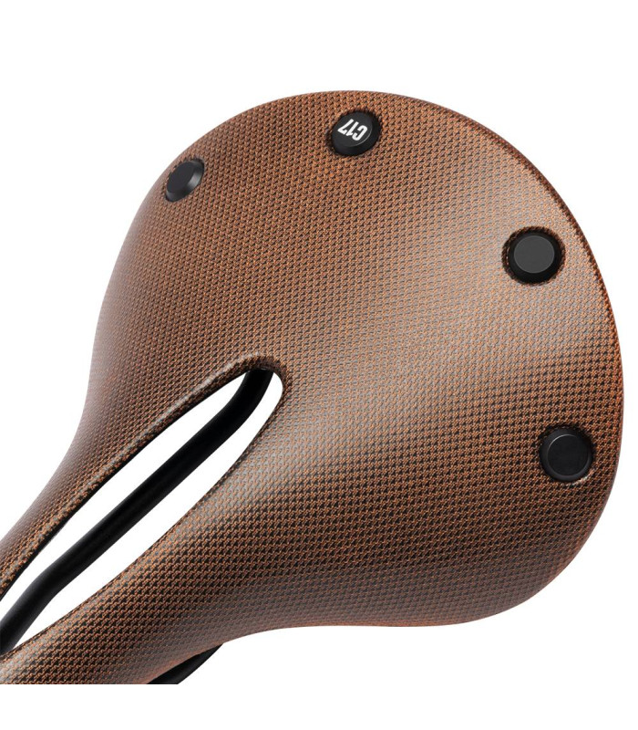 BROOKS CAMBIUM C17 CARVED SADDLE (ORANGE)