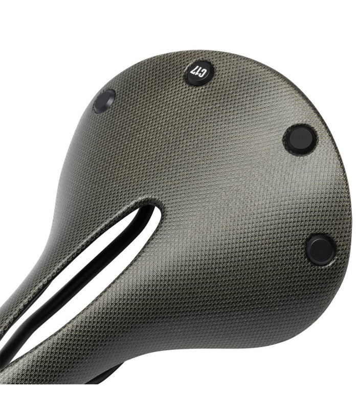 BROOKS CAMBIUM C17 CARVED SADDLE (MUD GREEN)