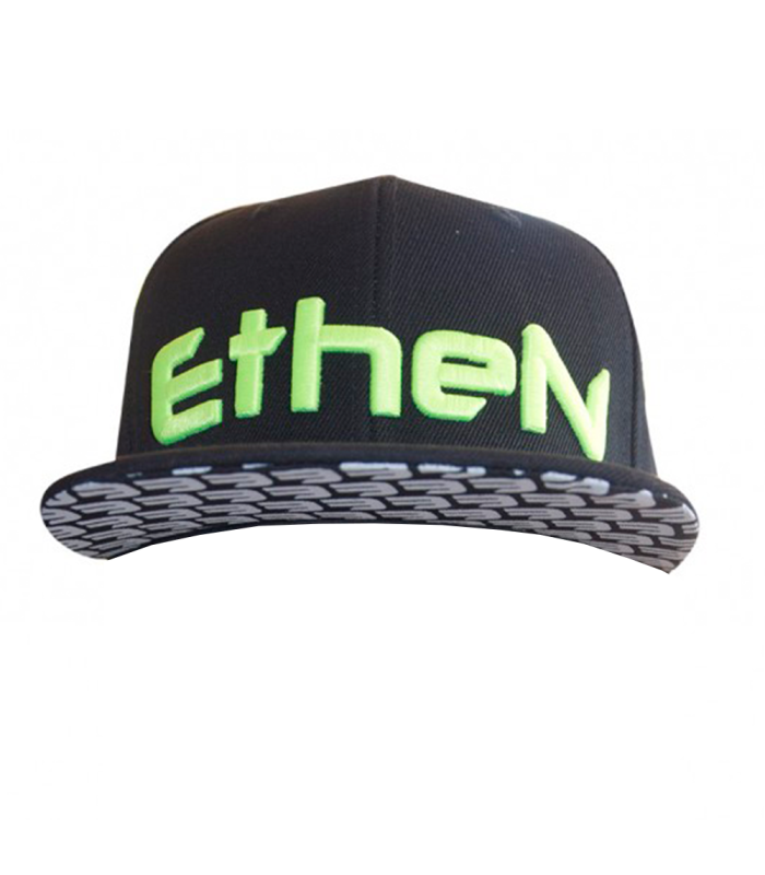 ETHEN SNAPBACK CAP (BLACK-FLUOR YELLOW)