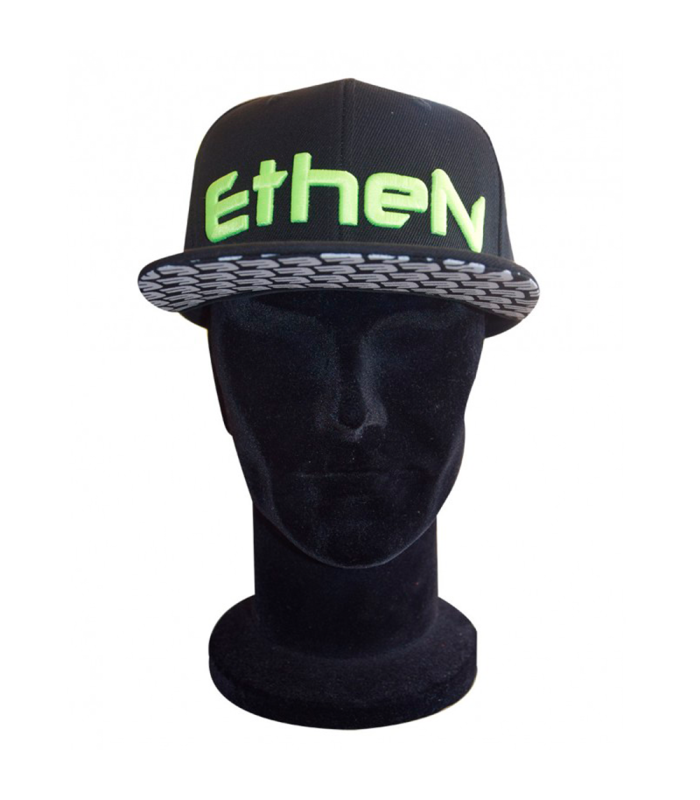 ETHEN SNAPBACK CAP (BLACK-FLUOR YELLOW)