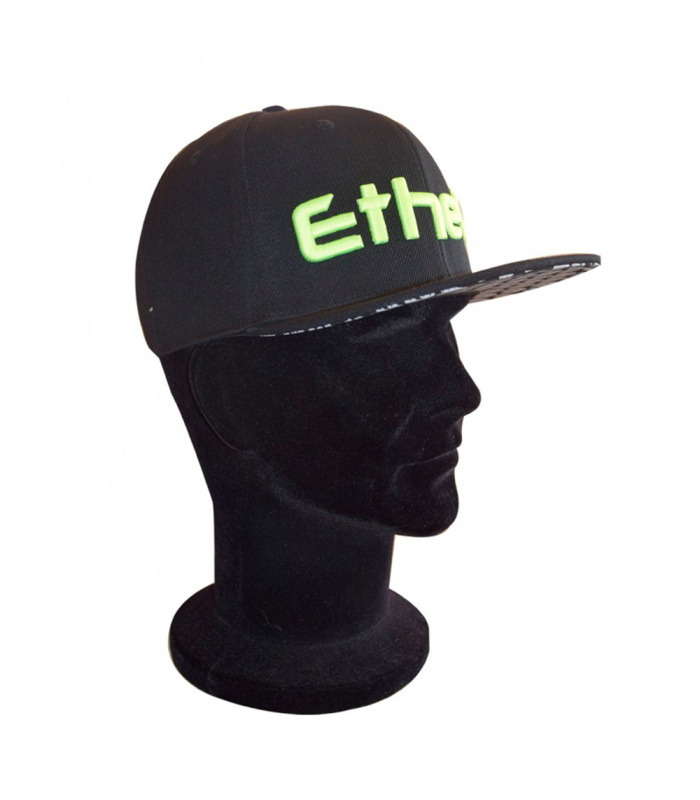 ETHEN SNAPBACK CAP (BLACK-FLUOR YELLOW)