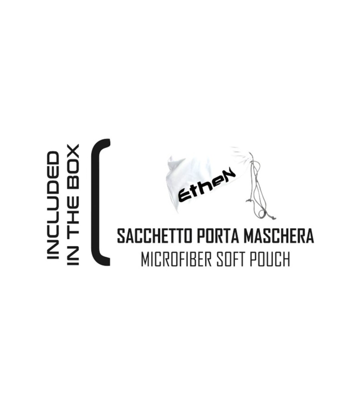 ETHEN 05 PRIMIS MUD WHITE-BLACK ROLL OFF 50 MM GOGGLES (CLEAR LENS)