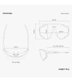 SCICON AEROSCOPE BLACK SUNGLASSES (MULTIMIRROR RED LENS)