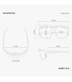 SCICON AEROWATT FOZA BLACK GLOSS SUNGLASSES (MULTIMIRROR RED LENS)