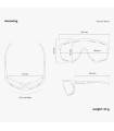 SCICON AEROWING BLACK GLOSS SUNGLASSES (PHOTOCHROMIC SILVER MIRROR LENS)