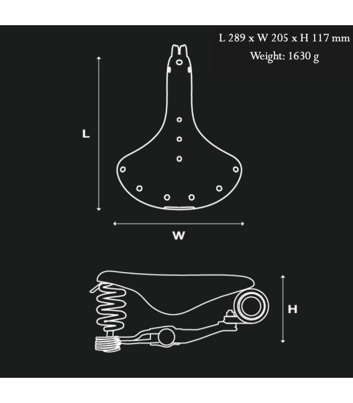 SILLíN BROOKS B135 (NEGRO)