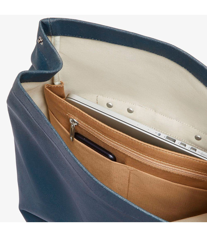 BROOKS PICKWICK COTTON CANVAS 26L BACKPACK (DARK BLUE)