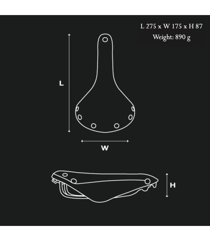 SILLÍN BROOKS FLYER SPECIAL (NEGRO)