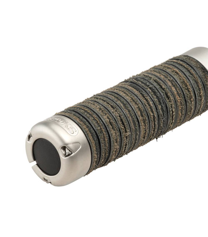 BROOKS PLUMP LEATHER GRIPS (BLACK)