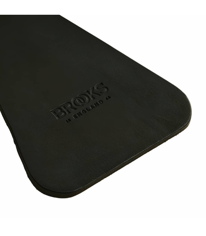 BROOKS LEATHER MUD FLAP (BLACK)