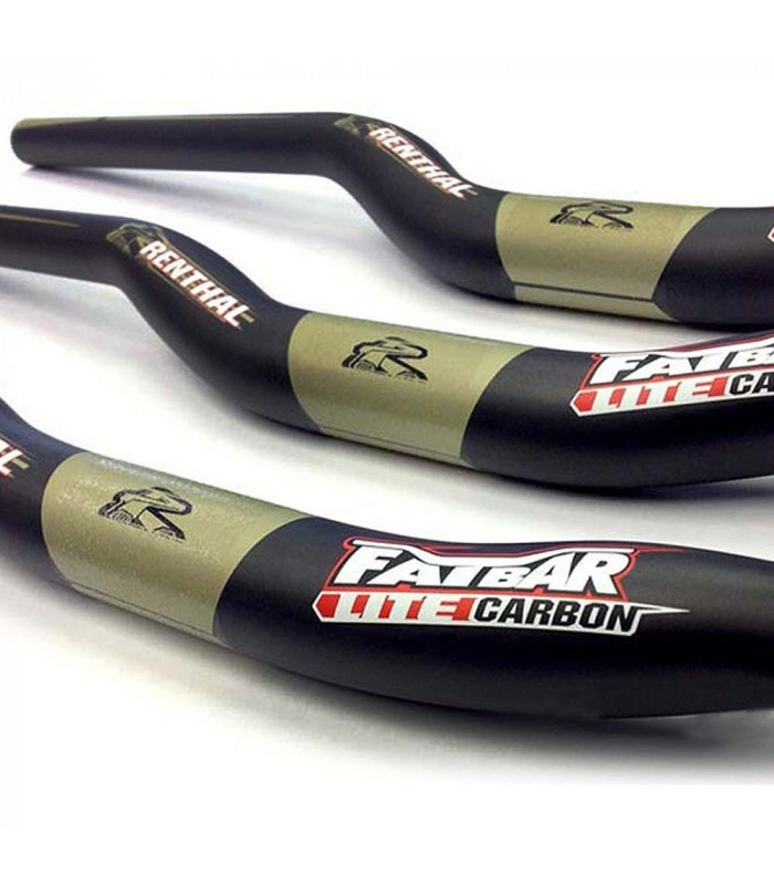 RENTHAL FATBAR LITE CARBON BLACK HANDLEBAR (740X40 MM)