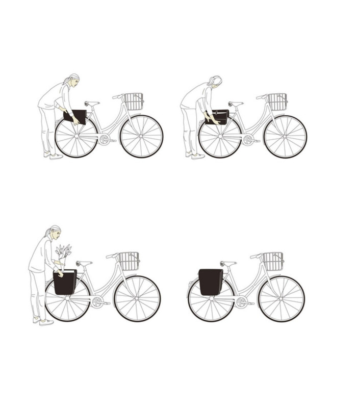 BROOKS BRICK LANE ROLL-UP PANNIERS (GREY)