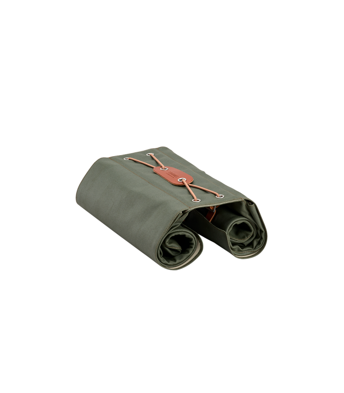 BROOKS BRICK LANE ROLL-UP PANNIERS (SAGE GREEN/HONEY)