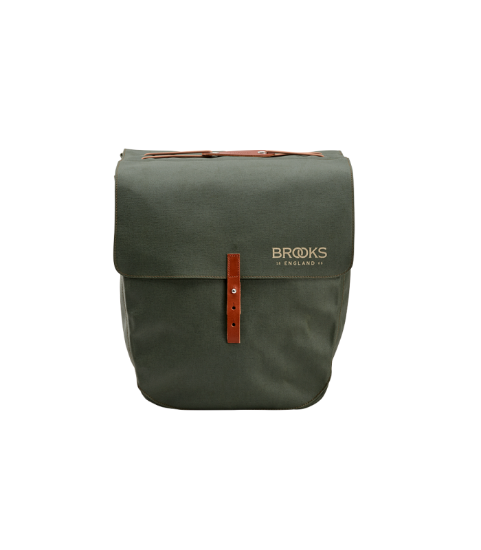 BROOKS BRICK LANE ROLL-UP PANNIERS (SAGE GREEN/HONEY)