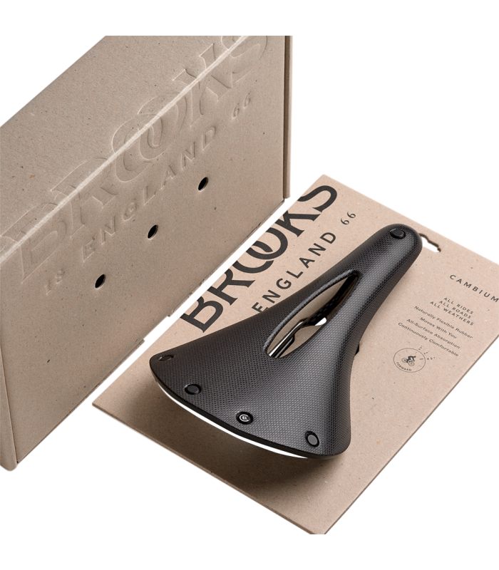BROOKS CAMBIUM C13 158 CARVED SADDLE (BLACK)