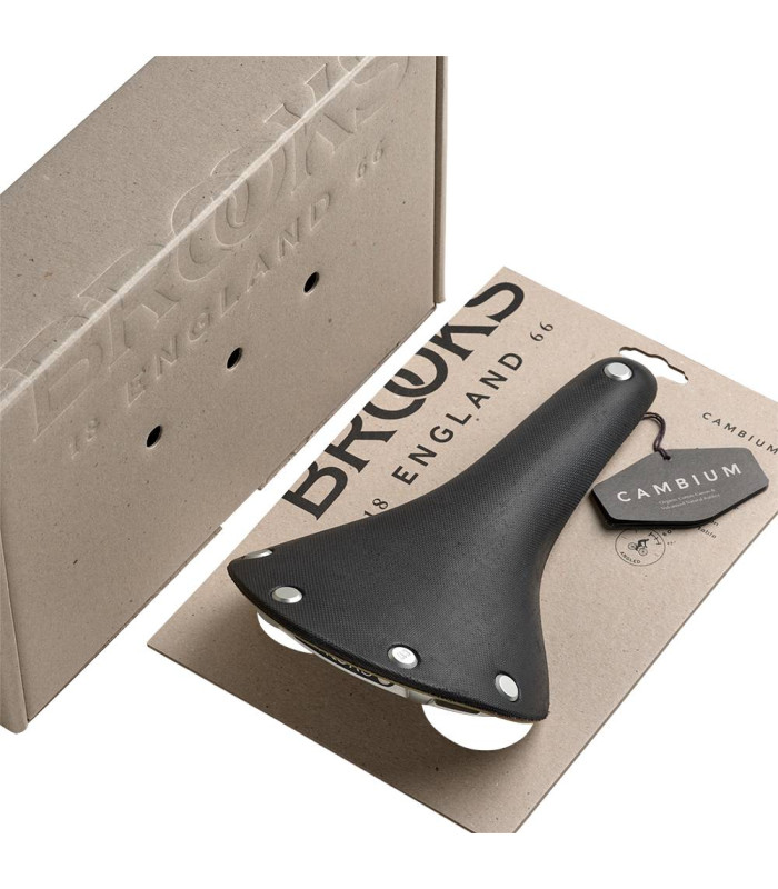 BROOKS CAMBIUM C17 SADDLE (BLACK/NATURAL)