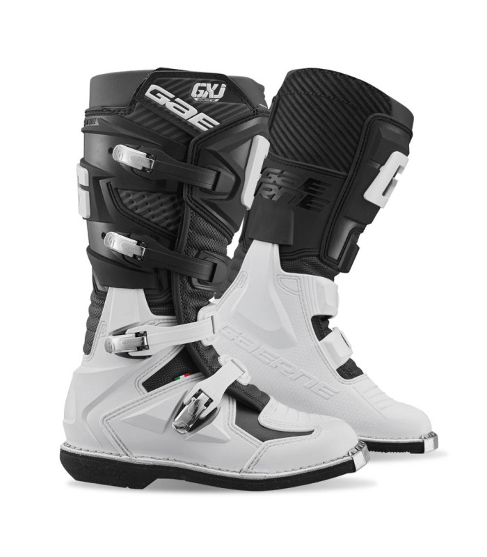 GAERNE GX-J KIDS BOOTS (BLACK/WHITE)