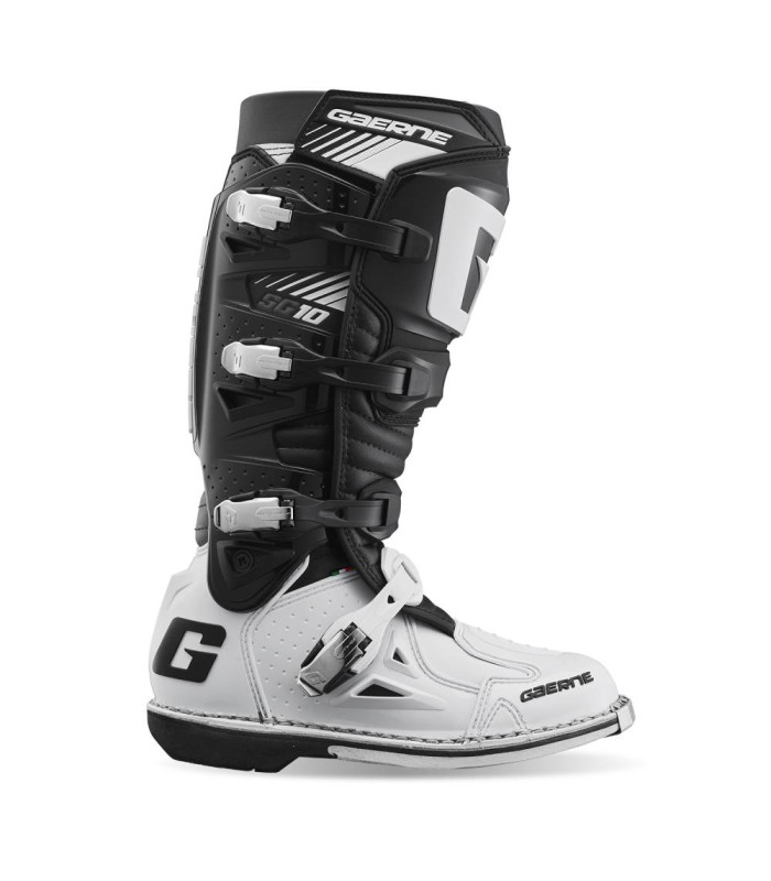 GAERNE SG-10 BOOTS (BLACK/WHITE) | TopFun.com