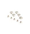 BROOKS C15, C17, C19 STUD AND BOLTS (SILVER)