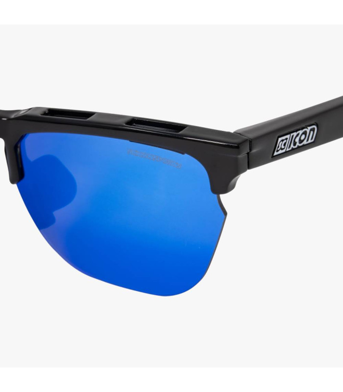 SCICON GRAVEL DEMI GLOSS SUNGLASSES (MULTIMIRROR RED LENSES)