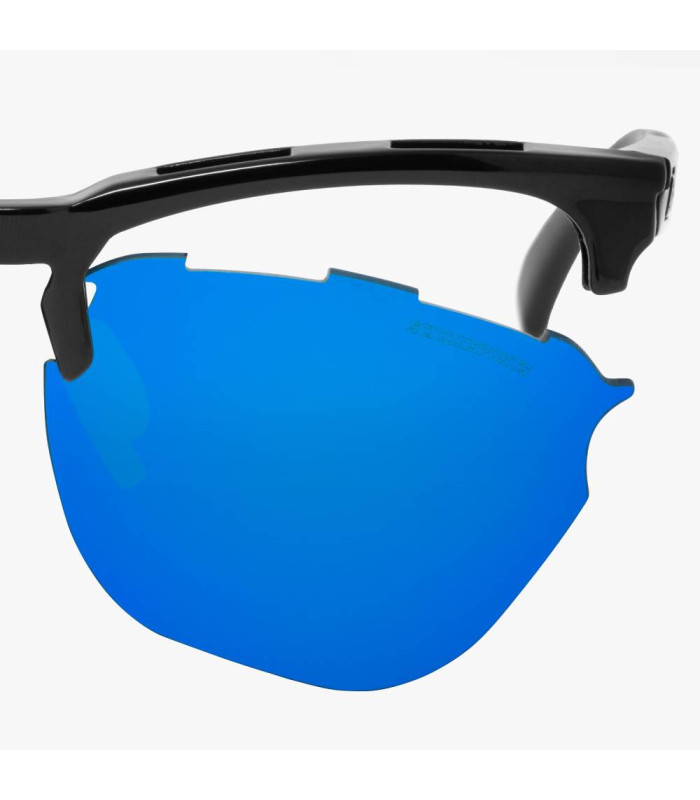 SCICON GRAVEL DEMI GLOSS SUNGLASSES (MULTIMIRROR RED LENSES)