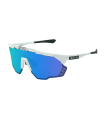 GAFAS SCICON AEROSHADE KUNKEN BLANCO BRILLANTE (LENTE MULTIESPEJO AZUL)