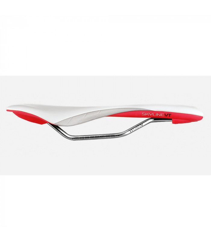 ASTVTE SKYLINE VT SADDLE (WHITE/SILVER/RED)