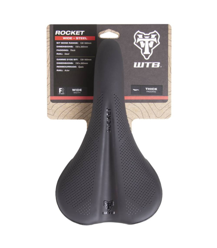 SILLÍN WTB ROCKET ACERO ANCHO