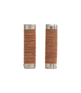 BROOKS PLUMP LEATHER GRIPS (ANTIQUE BROWN)