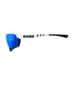 SCICON AEROCOMFORT XL WHITE SUNGLASSES (MULTIMIRROR BLUE LENSES)