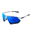 GAFAS SCICON AEROCOMFORT XL BLANCAS (LENTES MULTIESPEJO AZUL)
