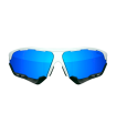 GAFAS SCICON AEROCOMFORT XL BLANCAS (LENTES MULTIESPEJO AZUL)