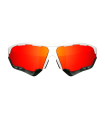 SCICON AEROCOMFORT XL WHITE SUNGLASSES (MULTIMIRROR RED LENSES)