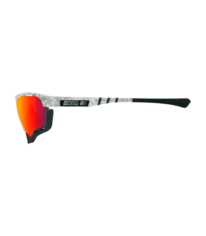 SCICON AEROCOMFORT XL FROZEN SUNGLASSES (MULTIMIRROR RED LENSES)