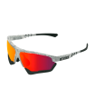 SCICON AEROCOMFORT XL FROZEN SUNGLASSES (MULTIMIRROR RED LENSES)