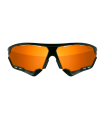 SCICON AEROCOMFORT XL BLACK SUNGLASSES (MULTIMIRROR BRONZE LENSES)