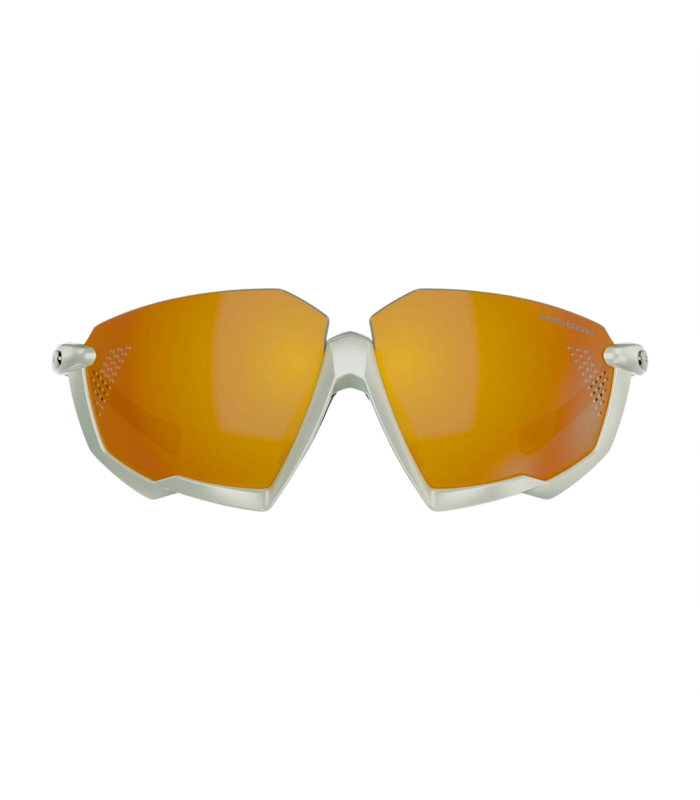 SCICON AEROJET TITANIUM METAL WHITE SUNGLASSES (MULTIMIRROR BRONZE LENSES)