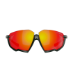 SCICON AEROJET TITANIUM METAL BLACK SUNGLASSES (MULTIMIRROR RED LENSES)