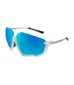 GAFAS SCICON AEROJET TITANIUM METAL WHITE (LENTES MULTIESPEJO AZUL)