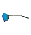 SCICON AEROJET TITANIUM METAL BLACK SUNGLASSES (MULTIMIRROR BLUE LENSES)