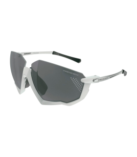 SCICON AEROJET TITANIUM METAL WHITE SUNGLASSES (MULTIMIRROR SILVER LENSES)