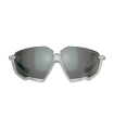 SCICON AEROJET TITANIUM METAL WHITE SUNGLASSES (MULTIMIRROR SILVER LENSES)