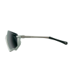 SCICON AEROJET TITANIUM METAL WHITE SUNGLASSES (MULTIMIRROR SILVER LENSES)