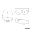 GAFAS SCICON AEROJET TITANIUM METAL WHITE (LENTES MULTIESPEJO PLATA)
