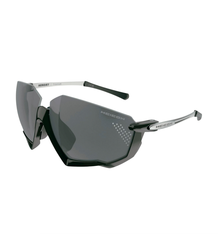 GAFAS SCICON AEROJET TITANIUM METAL BLACK (LENTES MULTIESPEJO PLATA)